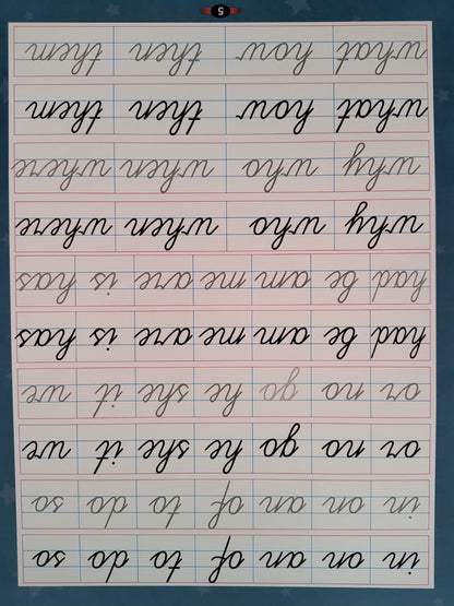 Magic Re-Writable Cursive Writing Book – Write UNLIMITED, Wipe & Learn Forever