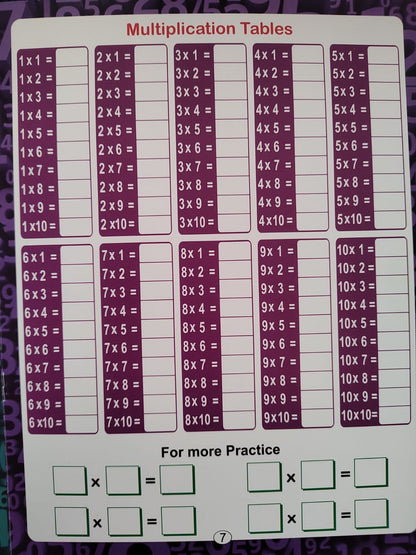 Magic Re-Writable Maths Practice Book – Write, Wipe & Learn Forever
