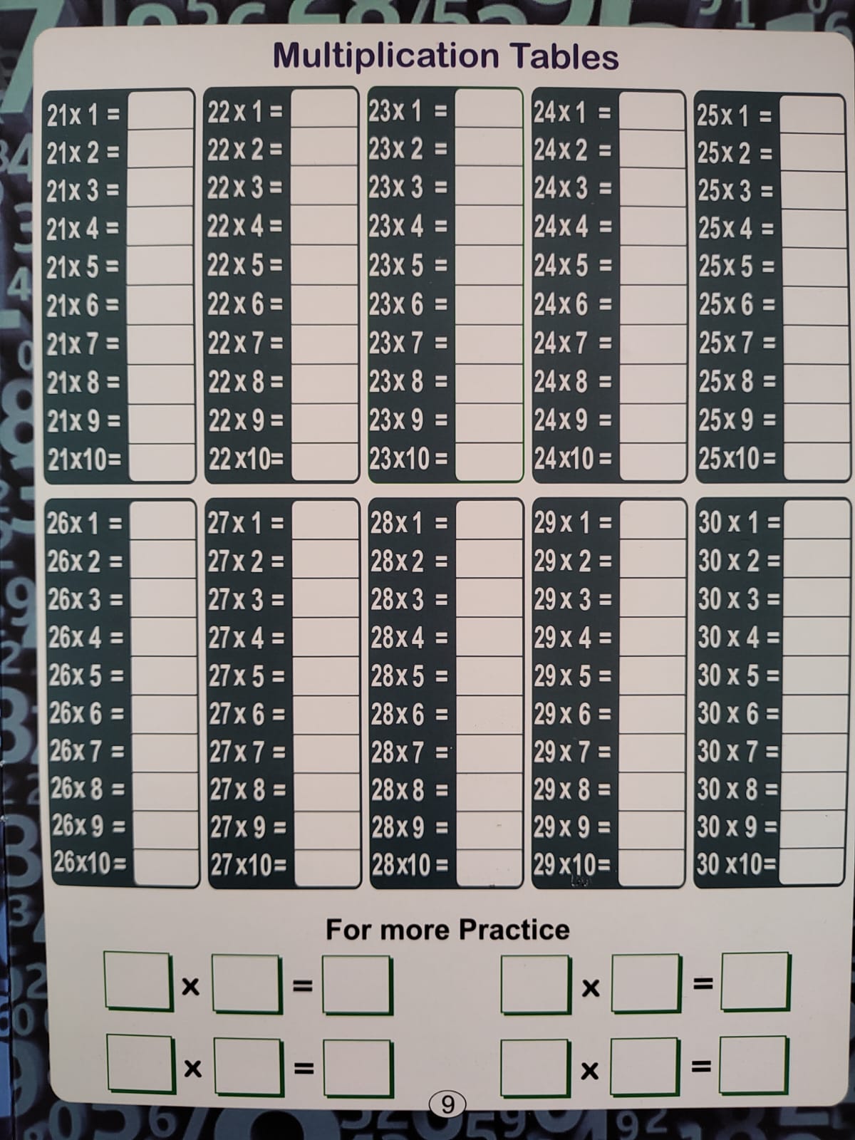Magic Re-Writable Maths Practice Book – Write, Wipe & Learn Forever