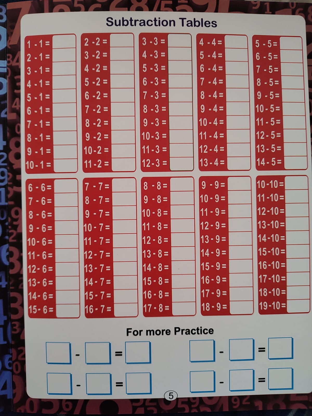 Magic Re-Writable Maths Practice Book – Write, Wipe & Learn Forever