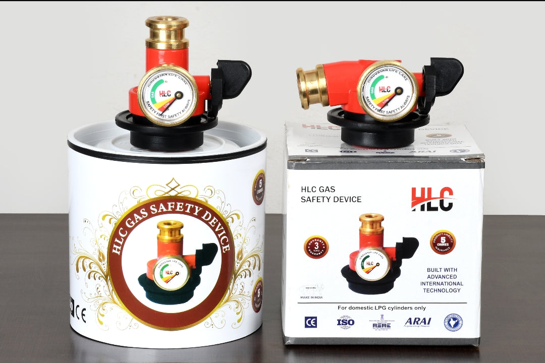 Automatic Gas Safety Device for LPG Cylinders with Auto Shut-Off & Leak Detection